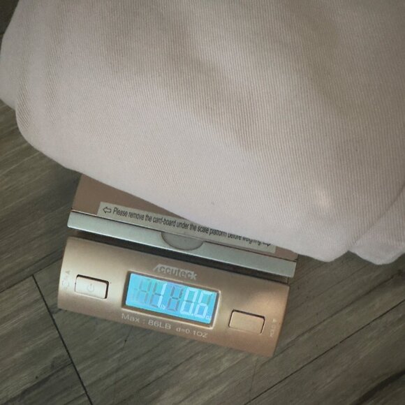 Zara Womens light Pink Paperbag Waist Jeans Size 28 highwaist zip button nwot - Picture 13 of 13